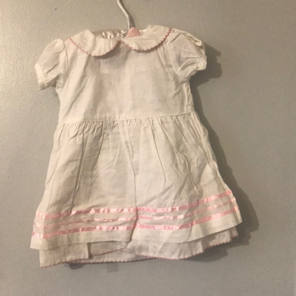 2 piece Baby White small wonders dress size 3-6mo